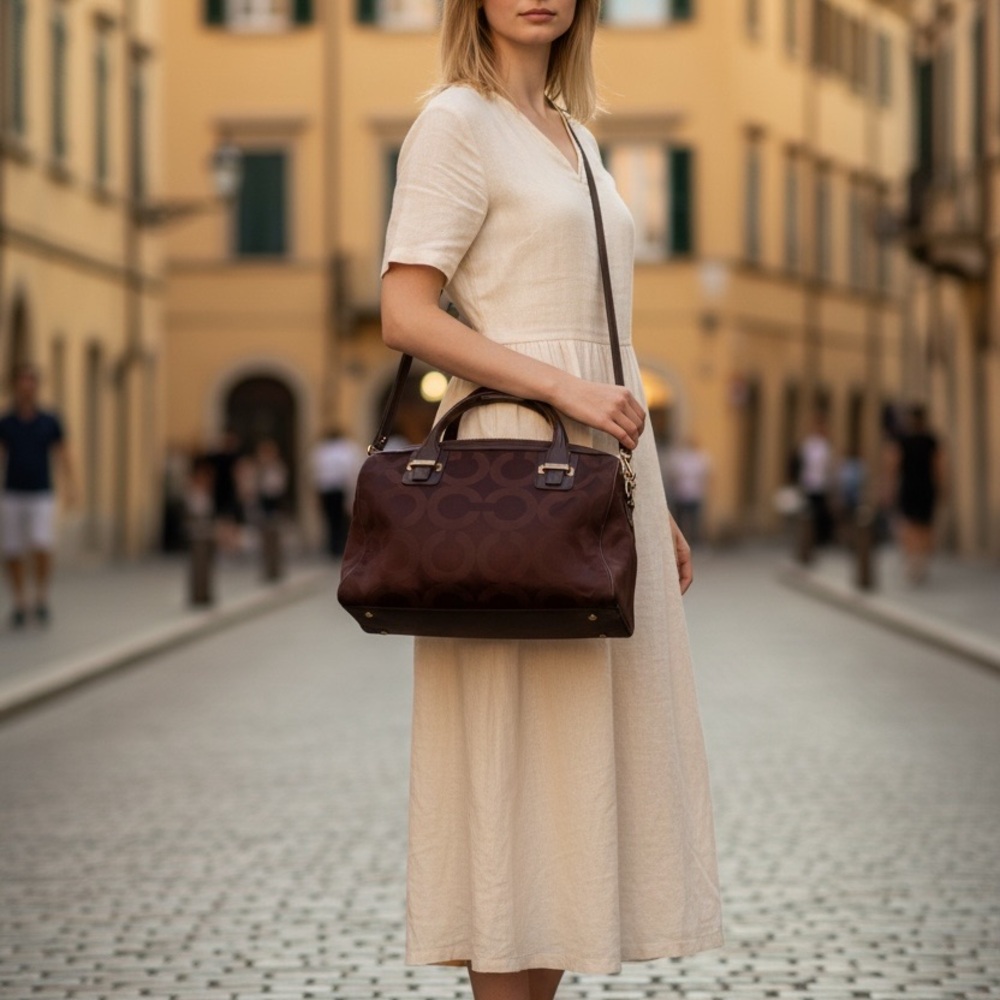 Coach Handbag in Cabernet
